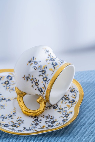 Acar Malissa 6 Kişilik Kahve Fincan Takımı - 90 Ml Renkli