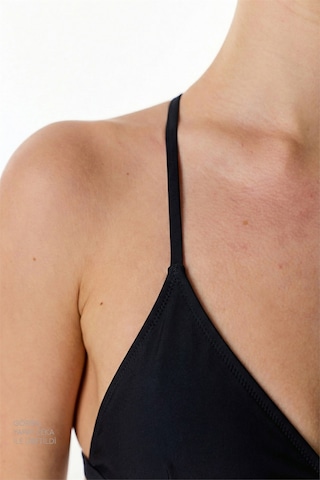 Penti Si Yah Bralet Bikini Üstü Siyah