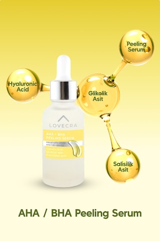 Aha/bha Peeling Serum Glycolic Acid Salicylic Acid Hyaluronic Acid Derin Cilt Bakım Serumu 30 Ml