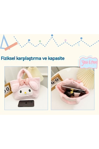 Kuromi El Çantası-siyah 28 20cm Siyah