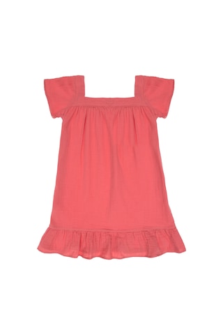 U.S. Polo Assn. Kız Çocuk Pembe Kısa Kol Müslin Kumaş Dokuma Elbise 50306602-VR167