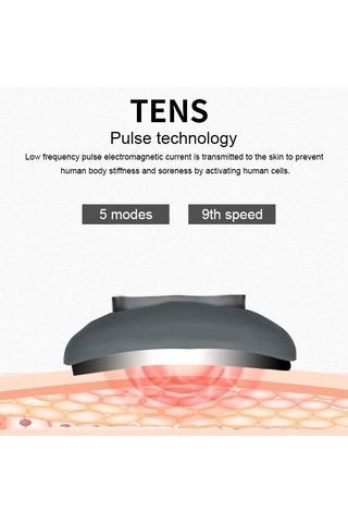 Şarj Edilebilir Ev Elektrikli Nabız Şok Boyun Masajı Akıllı Vücut Masajı Çok Renkli