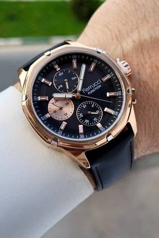 Ferrucci Fcgnct403 Erkek Kol Saati Rose Gold