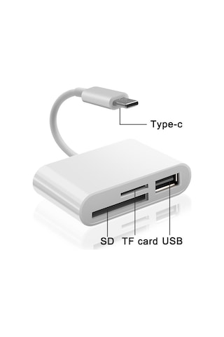 Concord D 158 Type C To Usb & Kart Okuyucu Dönüştürücü