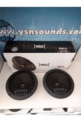 Woodhub 20cm Midrange Mb8 250w 100rms Midrange 20cm - Demir Kapaklı