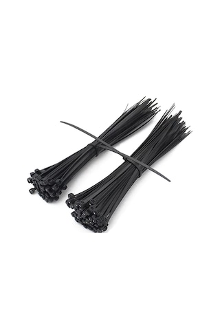 3.6 300Mm - Siyah - 30Cm Kablo Bağı Cırt  Kelepçe