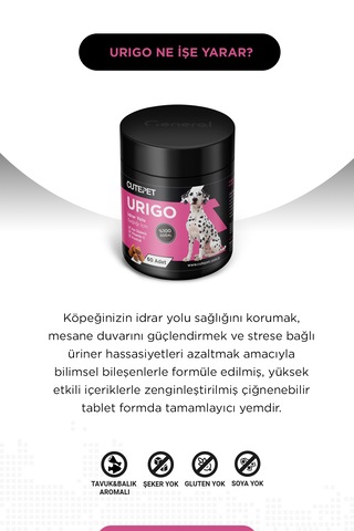 Köpek Idrar Yolu Sağlığı & Bağışıklık Paketi