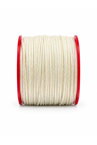 1.7 Mm Jaluzi, Stor Ve Katlamalı Perde İpi 50 Metre Polyester Krem