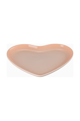 Le Creuset Kalp Şekilli Seramik Servis Tabağı 23 Cm Açık Turuncu
