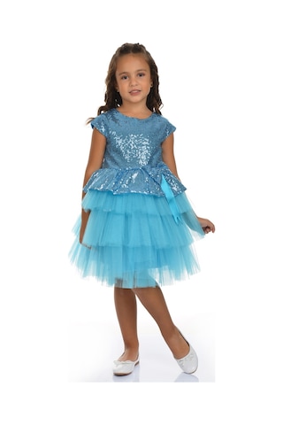 Mnk Baby & Kids Pul Payet Tütü Parti Elbisesi 001