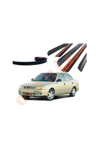 Hyundai Accent Milyenyum Uyumlu Bagaj Üstü Spoiler Mat Siyah