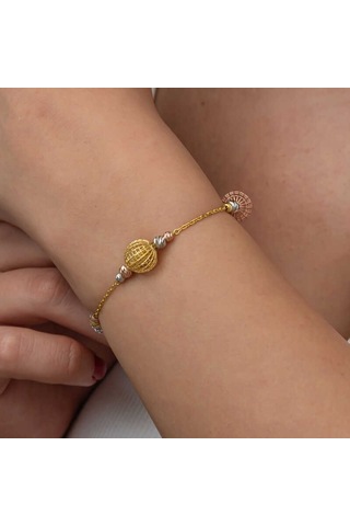 Gümüş Renkli Toplu Dorika Kadın Bileklik Gümüş