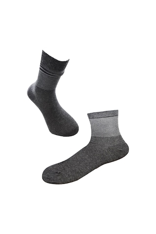Natural Erkek Çorap Organik 41-46 Club Gri