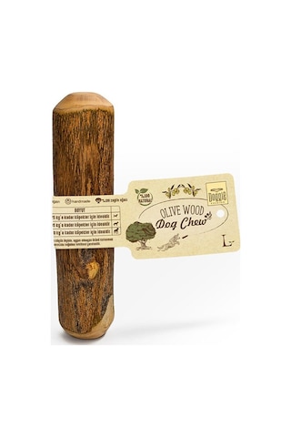 Doggie Olive Wood Doğal Zeytin Ağacı Çiğneme Oyuncağı L
