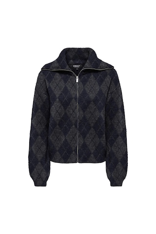 Only Onlmaroon Ls Zıp Collar Cardıgan Knt Lacivert
