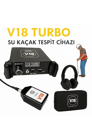 V18 Turbo Su Kaçak Tespit Cihazı Su Sızıntı Tespit Cihazı