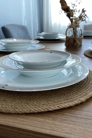 6'lı Bambu Amerikan Servis Hasır 1. Kalite Örgü Yanmaz Tabak Tava Tencere Altlığı 34 X 34 Cm Sarı