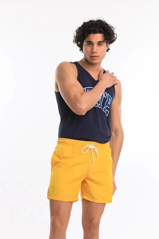 Superfly Swimshort Erkek Sarı Şort 21678-22 Siyah