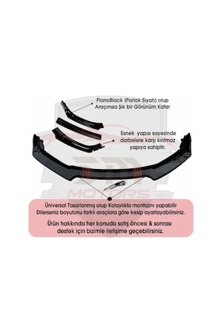 Mitsubishi Lancer Ön Tampon Eki Bodykit Karlık Lip