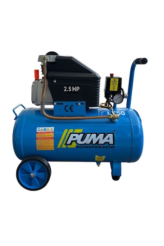Puma PZ2502-50-2.5 M 50 L Pistonlu Yağlı Kompresör