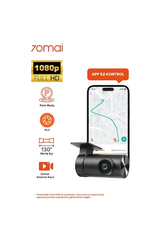 70mai Yeni 1080p Hdr Arka Kamera Rc21, Yalnızca A410 İle Uyumludur