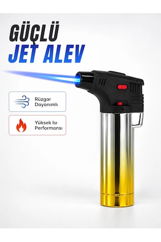 Bay Metal Gövdeli Pürmüz Çakmak Ayarlanabilir Alevli Rüzgar Dayanıklı Tasarım Najmaddin Diğer