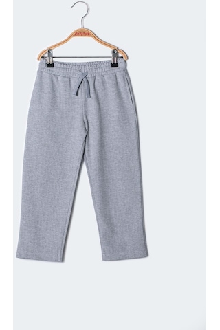 Zeyland Erkek Çocuk Cepli Örme Pantolon-Gri