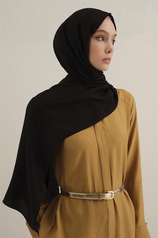 Armine Lyocell Naia Üçgen Monogram Şal 5 - 75 X 200 / Saiyah - 01 Saiyah - 01