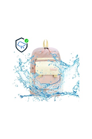 Gigi Luxe Su Geçirmez Ortopedik Çok Bölmeli Sırt Çantası Laptop Çantası Okul Çantası Pembe Pembe
