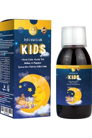 Phytopharma Kids Uyku Şurubu Melisa Papatya İçeren Damla 150 ML Phytopharma Kids Uyku Şurubu Melisa Papatya İçeren Damla 150 ML