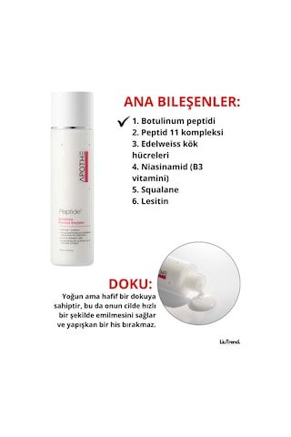 Apothe Peptide 11 Botulinum Ess. Emulsion 150 Ml Botulin Içeren Nemlendirici Peptit Emülsiyonu