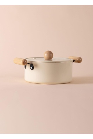 The Mia Cucina Di Mia Derin Tencere 24 Cm Cdm0005 Beyaz