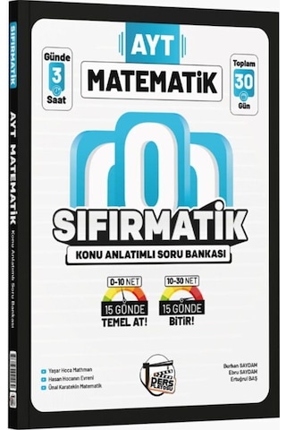 2027 Ders Platosu Ayt Matematik Sıfırmatik Konu Anlatımlı Soru Bankası