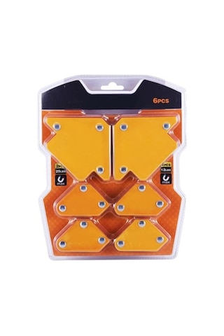 6'lı Set Mıknatıslı Lehimleme Kaynak Gönye Tutucu