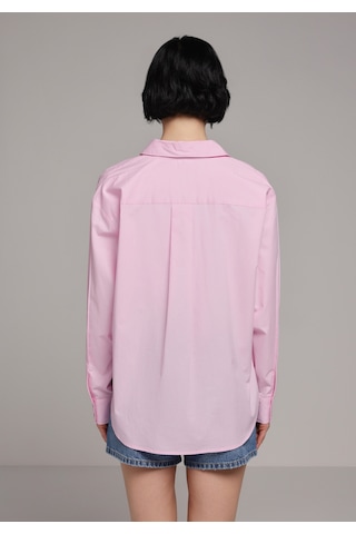 Colin's Colins Boyfriend Fit Shirt Neck Düz Kadın Pembe Uzun Kol Gömlek Cl1080565 Q1.v1 Pın