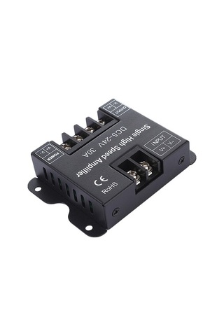 Novahub Dc 5-24v 30a Led Şerit Sinyal Amplifikatörü, Alüminyum Kasa, Smd 3528-5630 İçin Optimize Edilmiş Versiyon