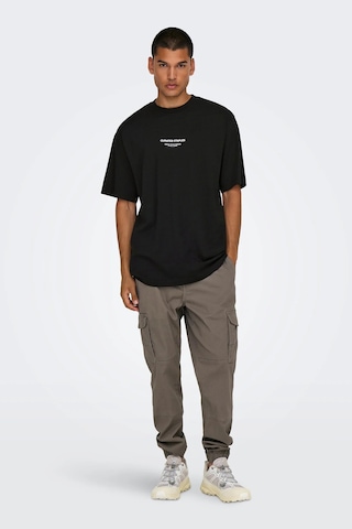 Only & Sons Erkek T Shirt 22030925 Siyah