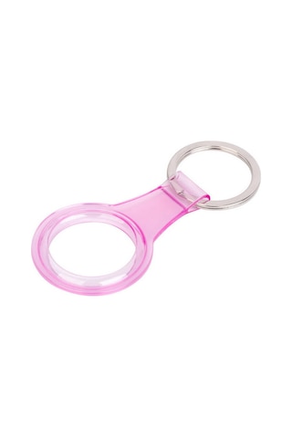 Zore Airtag 07 Uyumlu Silikon Anahtarlık-siyah