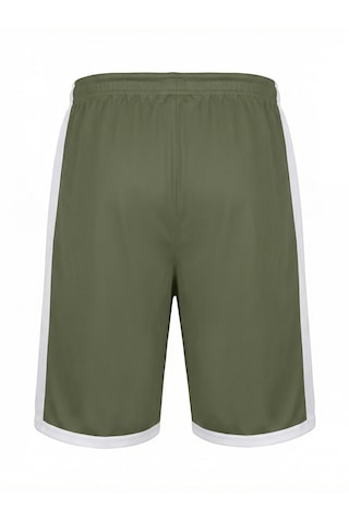 Orendahill Erkek Spor Şort Hızlı Kuruyan Esnek Regular Fit Gym Cepli Yan Çizgi Detaylı Activewear Haki