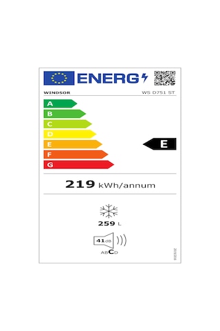 Windsor WS D751 ST 248 LT 7 Çekmeceli Dikey Derin Dondurucu