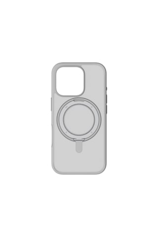 Momax Roller CaseForm Apple Uyumlu iPhone 16 Pro Magsafe Kılıf Açık Gri