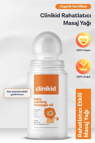 Clinikid Rahatlatıcı Masaj Yağı 60 ML