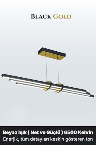 Cosmo Gold Lineer Led Sarkıt Avize Kumandalı Dim Edilebilir Aşağı Işık Beyaz Işık Cosmo Gold Lineer Led Sarkıt Avize Kumandalı Dim Edilebilir Aşağı Işık Beyaz Işık