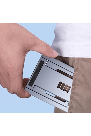 Coverzone Thin-sliced Ent İnce Katlanabilir Masaüstü Telefon Standı, Evrensel Mobil Cihaz Desteği, Kaymaz Ve Dengeli Yapı, Taşınabilir, Gelişmiş Mühendislik Plastik Üretim Konfulon Cm25