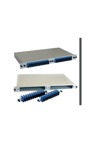 24 Port Fo Patch Panel  Boş 1U 19 Kızaklı