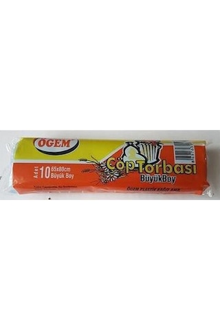 Ögem Büyük Boy Çöp Poşeti 10'lu 50 Adet Mavi 65 x 80 CM Ögem Büyük Boy Çöp Poşeti 10'lu 50 Adet Mavi 65 x 80 CM