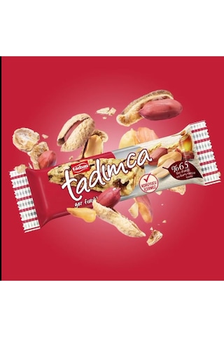Tadım Tadımca Yer Fıstıklı Bar 30 Gr X 20 Adet Doğal, Besleyici Ve Lezzetli Atıştırmalık