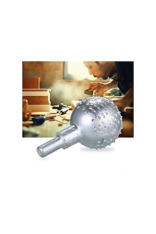 Xindoker 1/4 Şaftlı Büyük Yuvarlak Zımpara Başlığı, Ahşap Ve Metal İşleme İçin Döner Elektrikli Zımpara