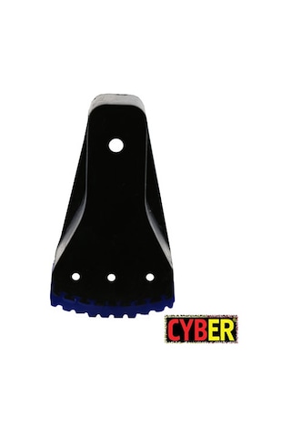 20x60 Plastik Merdiven Tapası Siyah-Mavi