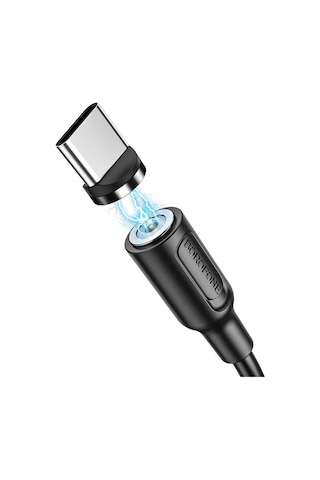 Apple Uyumlu iPhone Samsunhg Xiaomi Huawei Redmi Tecno Vivo Oppo Tablet Telefon Kulaklık Usb Type-c İçin Manyetik Şarj Kablosu, 1 Metre, 3a' Şarj Kablo Sena